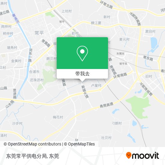 东莞常平供电分局地图