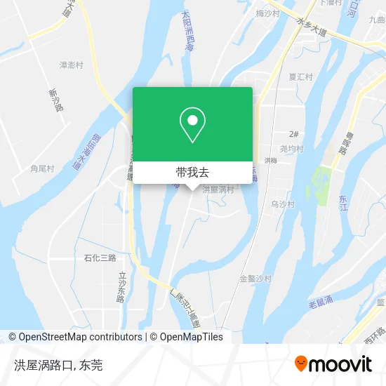 洪屋涡路口地图