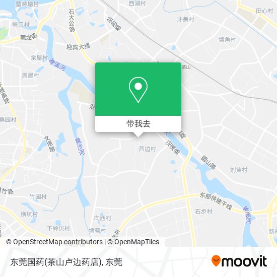 东莞国药(茶山卢边药店)地图