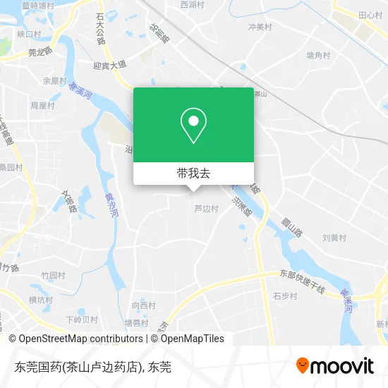 东莞国药(茶山卢边药店)地图