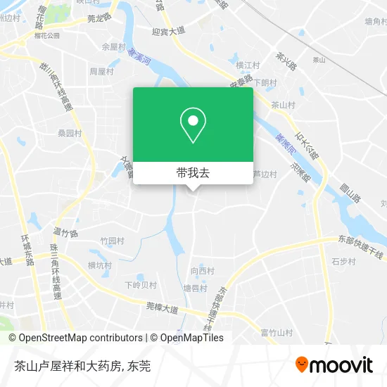 茶山卢屋祥和大药房地图
