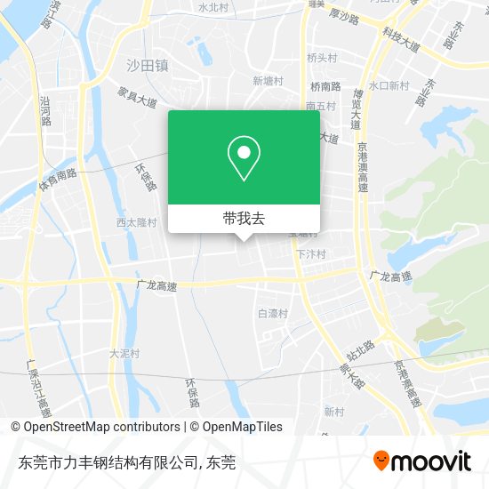 东莞市力丰钢结构有限公司地图