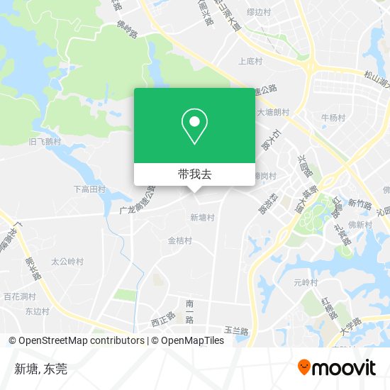 新塘地图