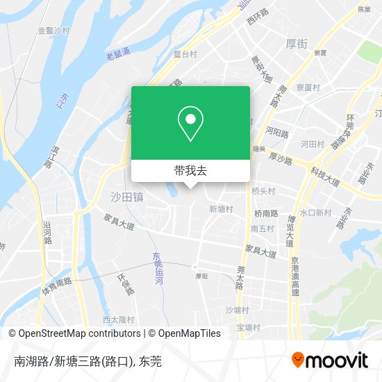 南湖路/新塘三路(路口)地图