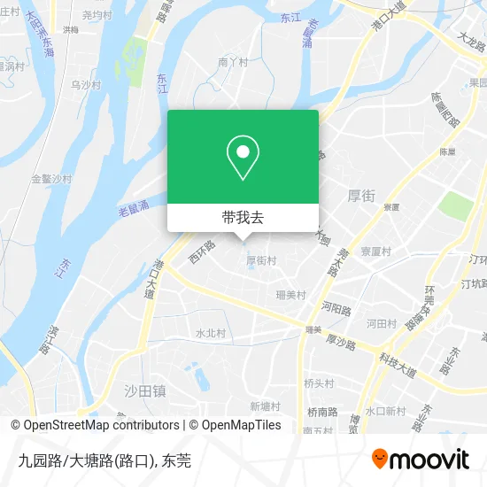 九园路/大塘路(路口)地图