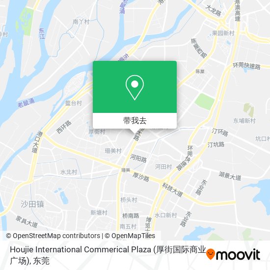 Houjie International Commerical Plaza (厚街国际商业广场)地图