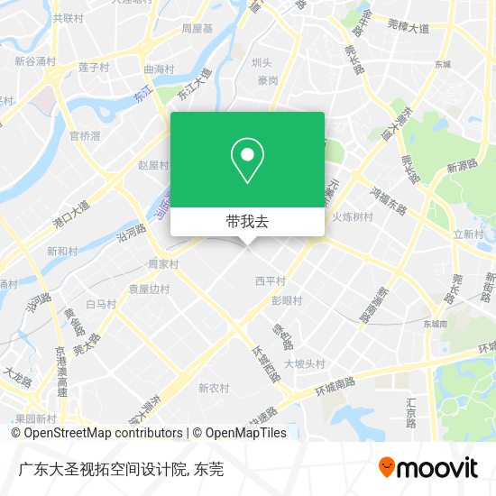 广东大圣视拓空间设计院地图