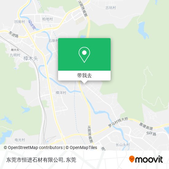 东莞市恒进石材有限公司地图