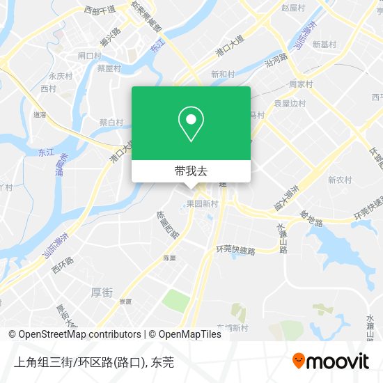 上角组三街/环区路(路口)地图