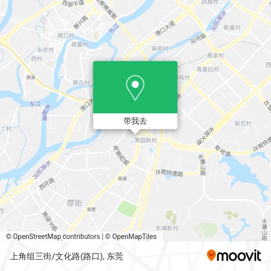 上角组三街/文化路(路口)地图
