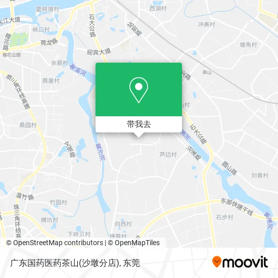 广东国药医药茶山(沙墩分店)地图