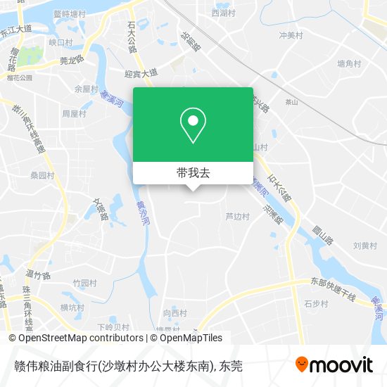 赣伟粮油副食行(沙墩村办公大楼东南)地图