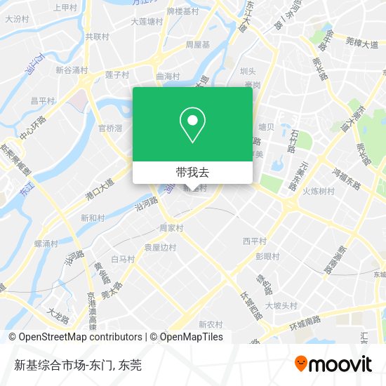 新基综合市场-东门地图