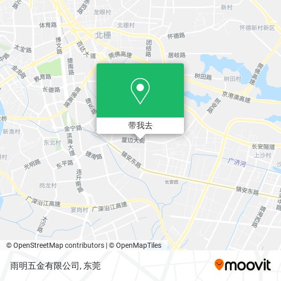 雨明五金有限公司地图