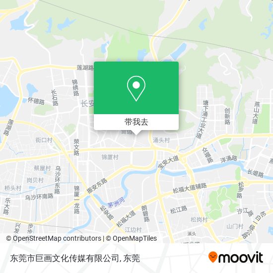东莞市巨画文化传媒有限公司地图