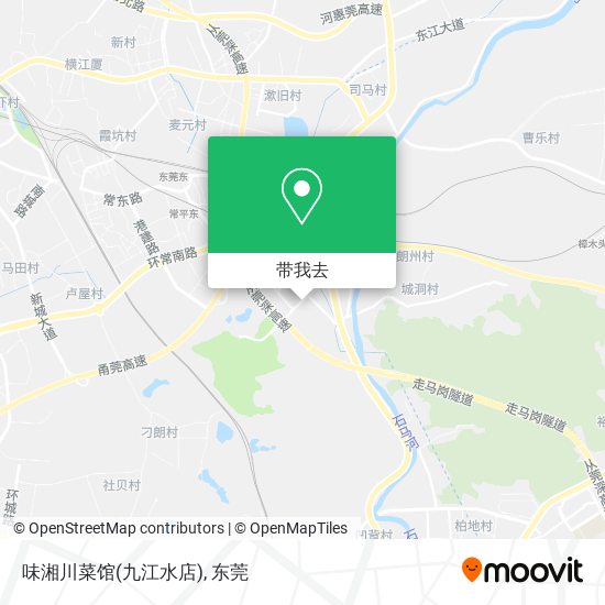 味湘川菜馆(九江水店)地图