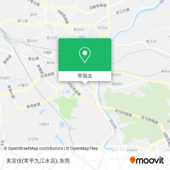 美宜佳(常平九江水店)地图