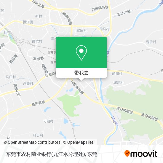 东莞市农村商业银行(九江水分理处)地图