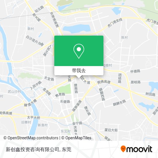 新创鑫投资咨询有限公司地图