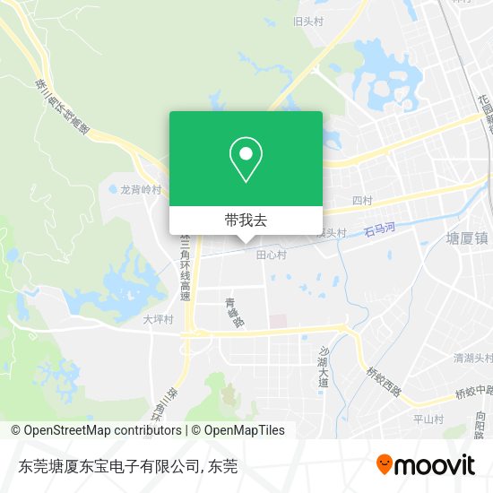 东莞塘厦东宝电子有限公司地图