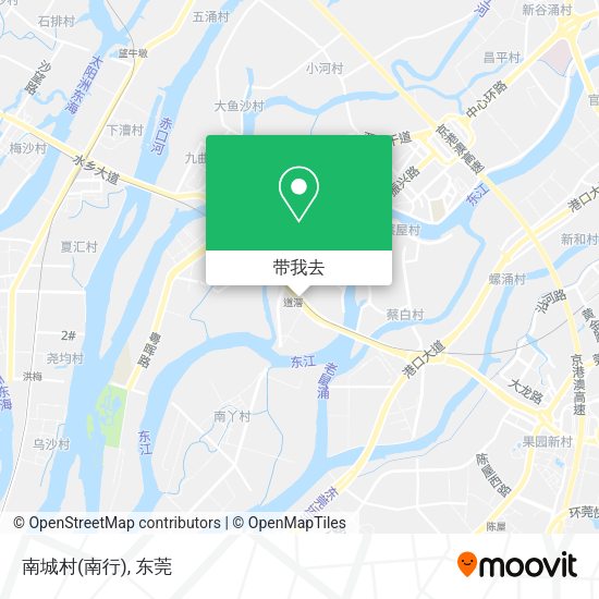 南城村(南行)地图