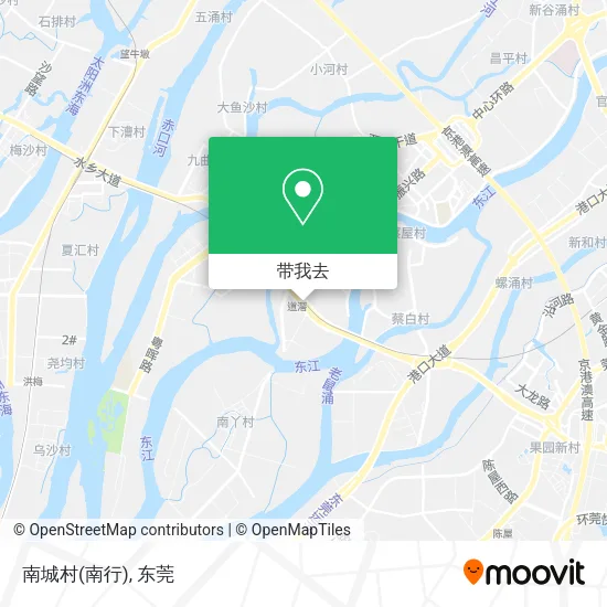 南城村(南行)地图