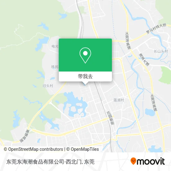 东莞东海潮食品有限公司-西北门地图