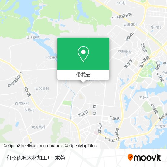 和欣德源木材加工厂地图