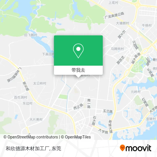 和欣德源木材加工厂地图