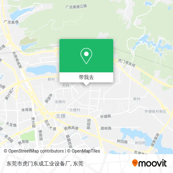 东莞市虎门东成工业设备厂地图