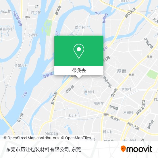 东莞市历让包装材料有限公司地图