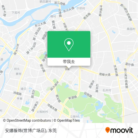 安娜服饰(世博广场店)地图