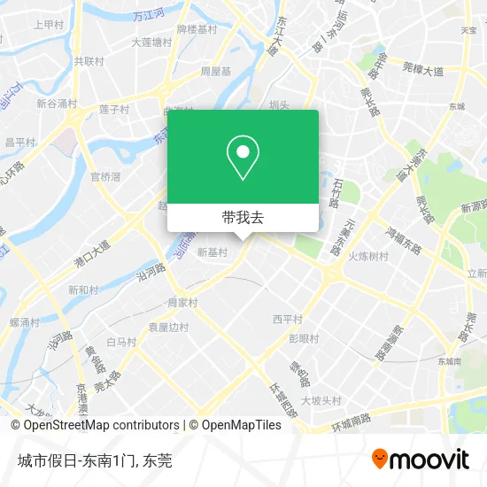 城市假日-东南1门地图