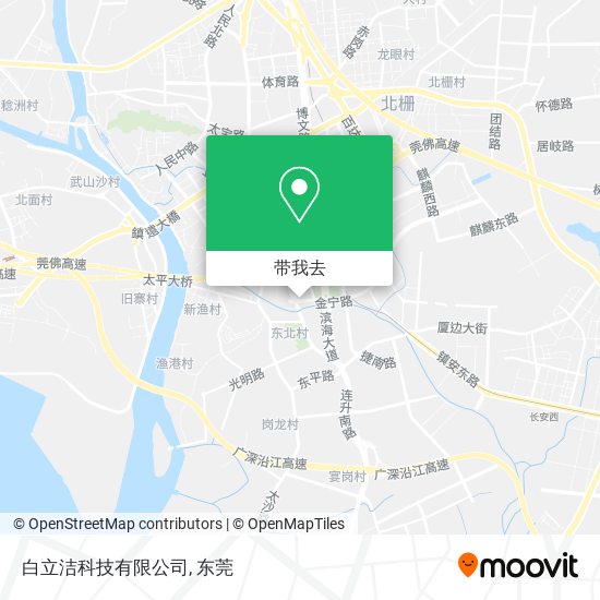 白立洁科技有限公司地图
