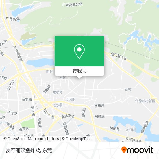 麦可丽汉堡炸鸡地图