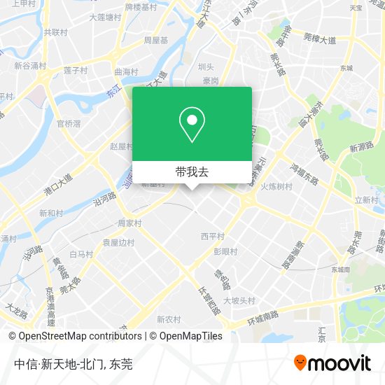 中信·新天地-北门地图
