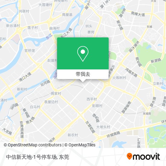 中信新天地-1号停车场地图