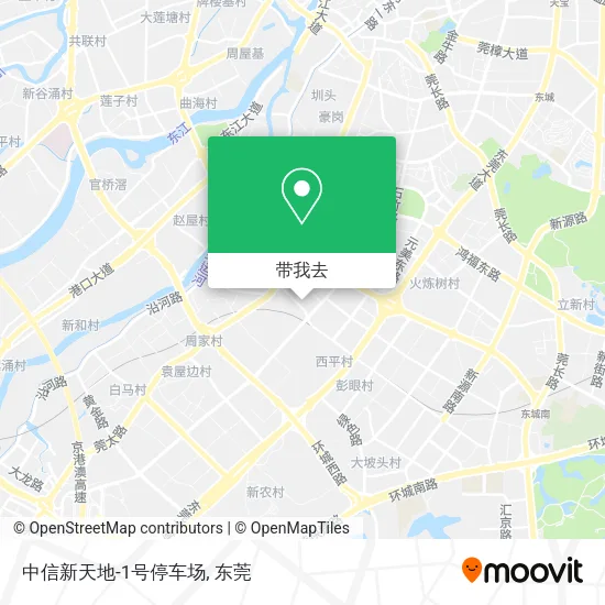 中信新天地-1号停车场地图