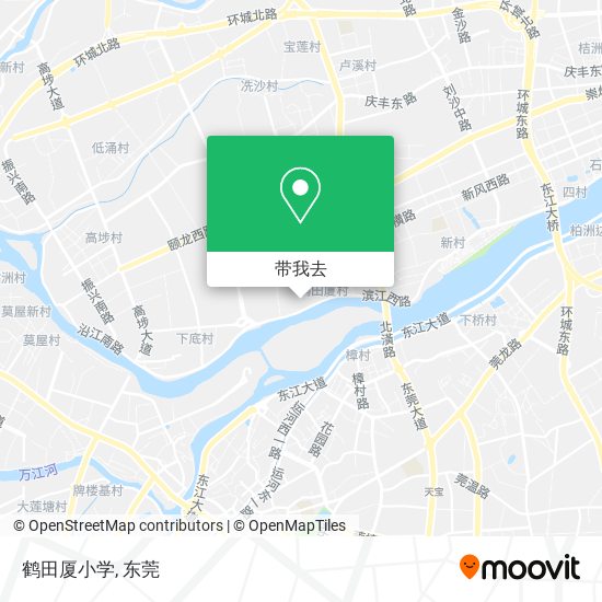鹤田厦小学地图