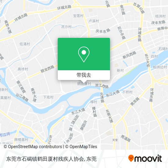 东莞市石碣镇鹤田厦村残疾人协会地图