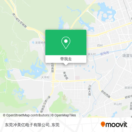 东莞冲美亿电子有限公司地图