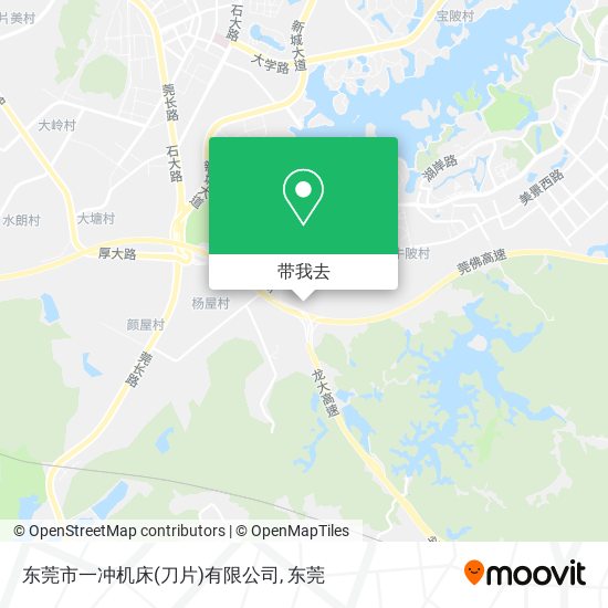 东莞市一冲机床(刀片)有限公司地图
