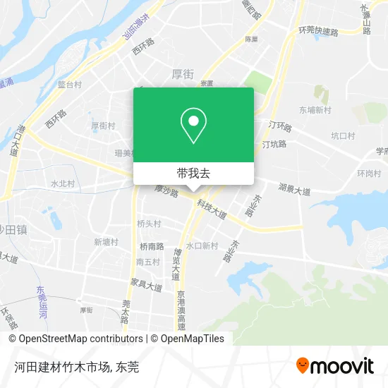 河田建材竹木市场地图