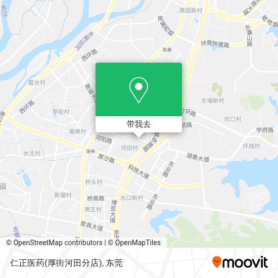 仁正医药(厚街河田分店)地图