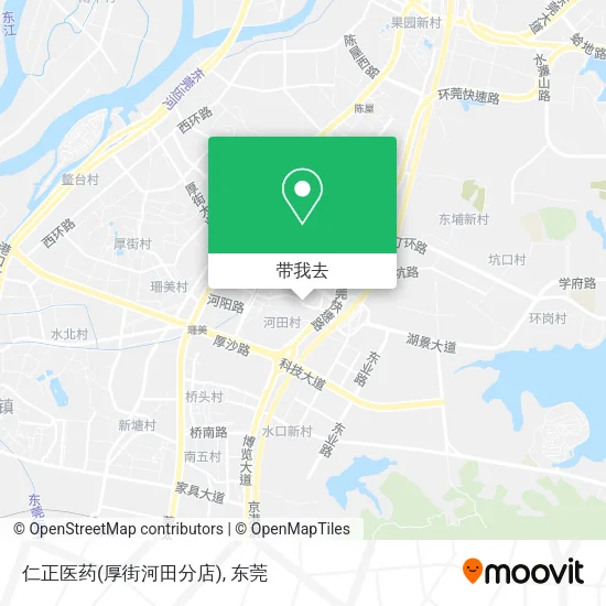 仁正医药(厚街河田分店)地图
