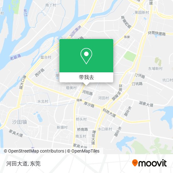 河田大道地图