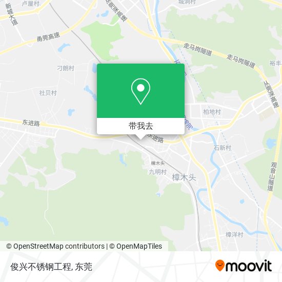 俊兴不锈钢工程地图