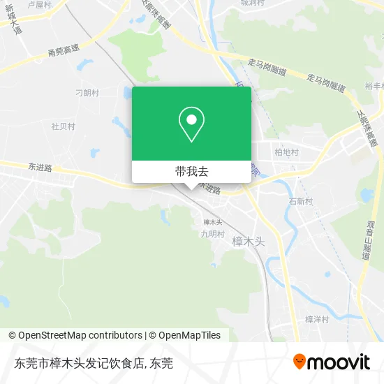 东莞市樟木头发记饮食店地图
