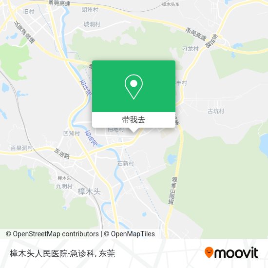 樟木头人民医院-急诊科地图