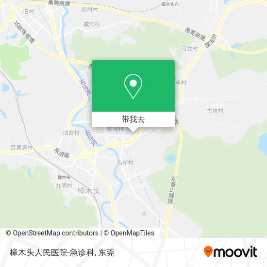 樟木头人民医院-急诊科地图